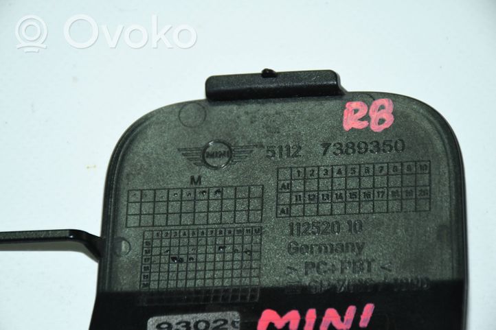 Mini Cooper Countryman F60 Zaślepka haka holowniczego zderzaka tylnego 7389350