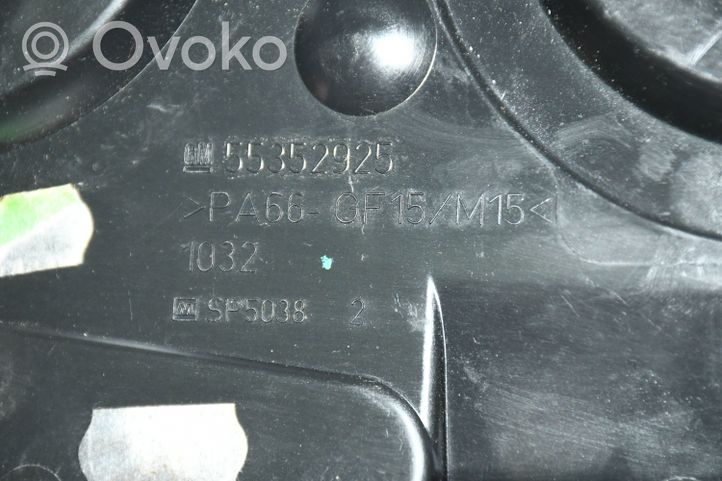 Opel Astra H Osłona paska / łańcucha rozrządu 55352925