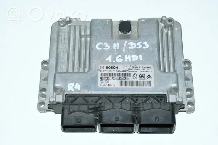 Citroen C3 Moottorin ohjainlaite/moduuli 9674244680