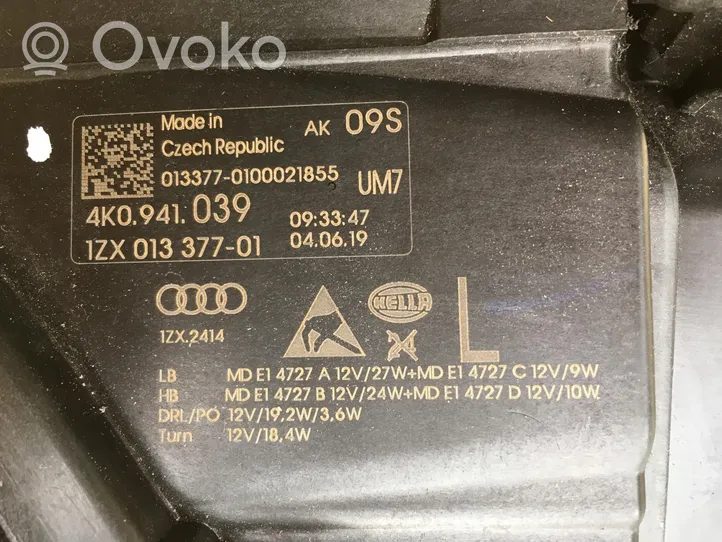 Audi A6 S6 C7 4G LED-päiväajovalo 4K0941039