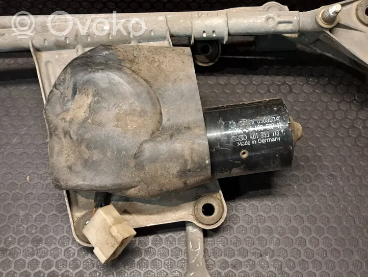 Audi A8 S8 D2 4D Tringlerie et moteur d'essuie-glace avant 4D1955113C