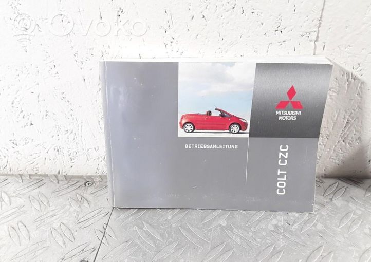 Mitsubishi Colt CZ3 Libretto di servizio dei proprietari 