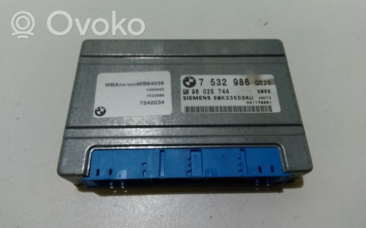 BMW X3 E83 Unidad de control/módulo de la caja de cambios 7532988