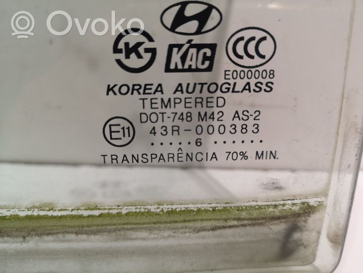 Hyundai Sonata Szyba karoseryjna drzwi tylnych 43R000383