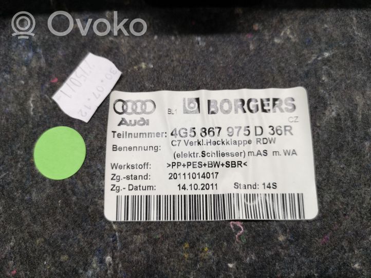 Audi A6 S6 C7 4G Pagrindinis apdailos skydas 4G5867975D