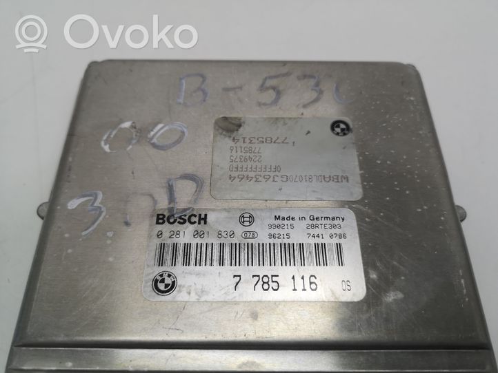 BMW 5 E39 Sterownik / Moduł ECU 0281001830