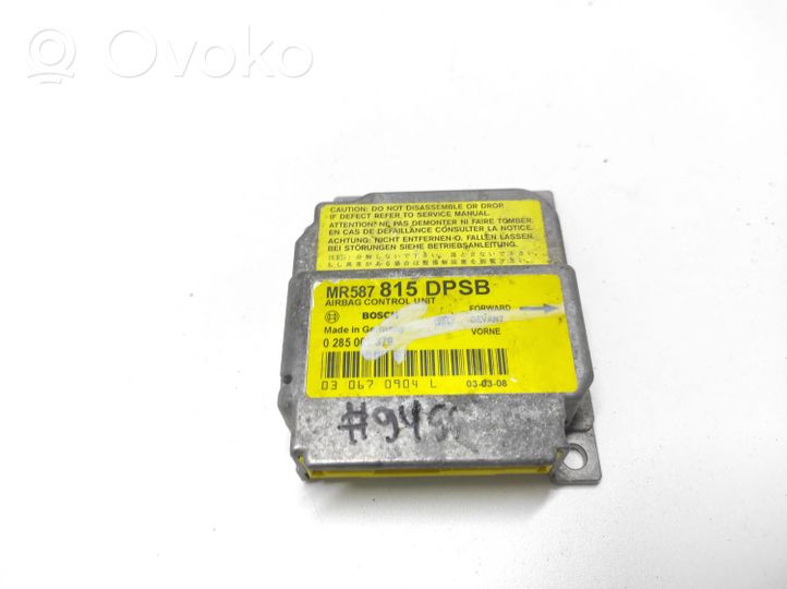 Mitsubishi Space Star Sterownik / Moduł Airbag 0285001379