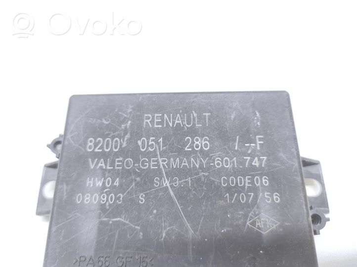 Renault Vel Satis Pysäköintitutkan (PCD) ohjainlaite/moduuli 8200051286