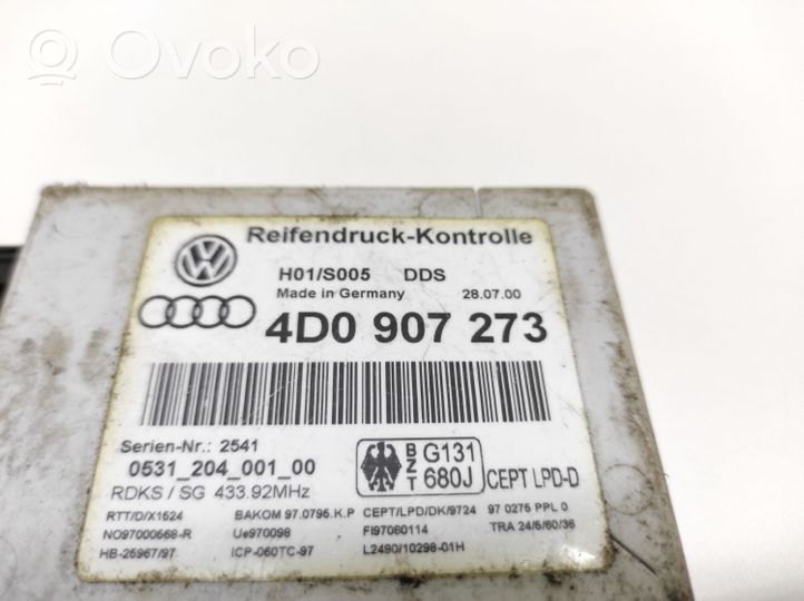 Audi A8 S8 D3 4E Autres unités de commande / modules 4D0907273
