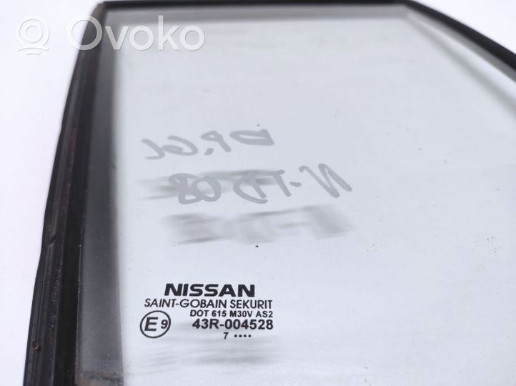 Nissan Tiida C11 Szyba karoseryjna drzwi tylnych 43R004528