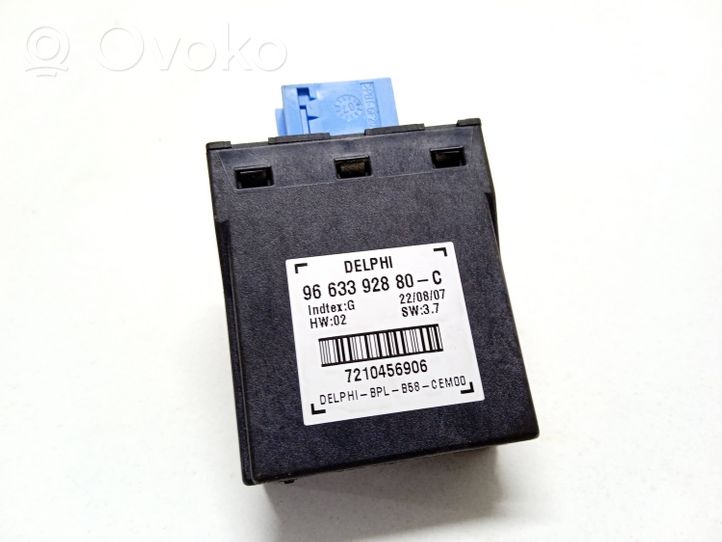 Citroen C4 Grand Picasso Boîtier module alarme 9663392880