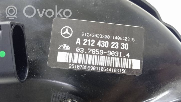 Mercedes-Benz E W212 Bremžu vakuuma pastiprinātājs A2124302330