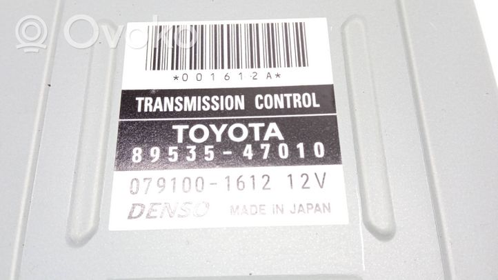 Toyota Prius (XW20) Gearbox control unit/module 8953547010