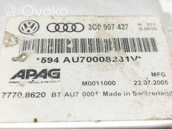 Volkswagen PASSAT B6 Pavarų dėžės valdymo blokas 3C0907427