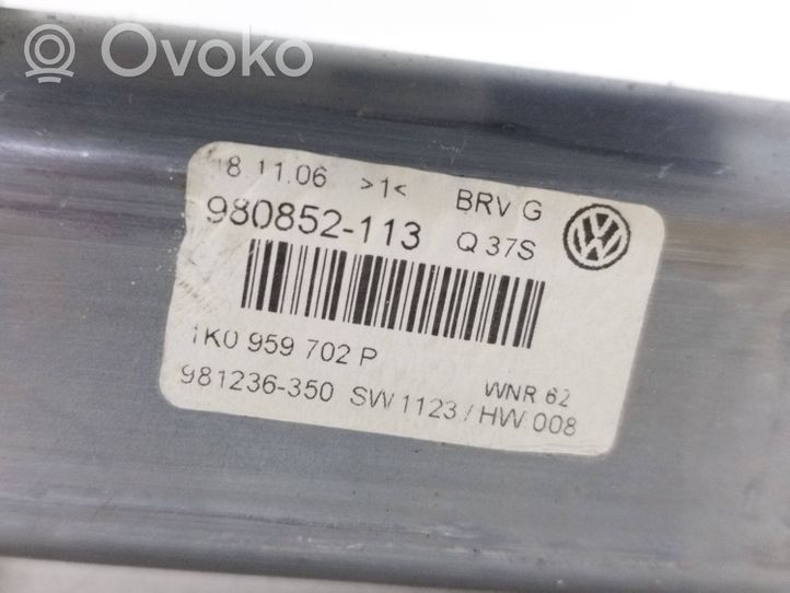 Volkswagen PASSAT B6 Priekinis varikliukas langų pakėlėjo 1K0959702P