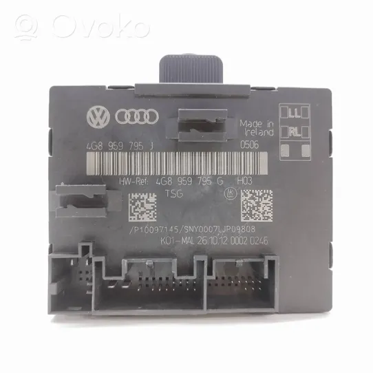 Audi A6 Allroad C7 Unité de commande module de porte 4G8959795G