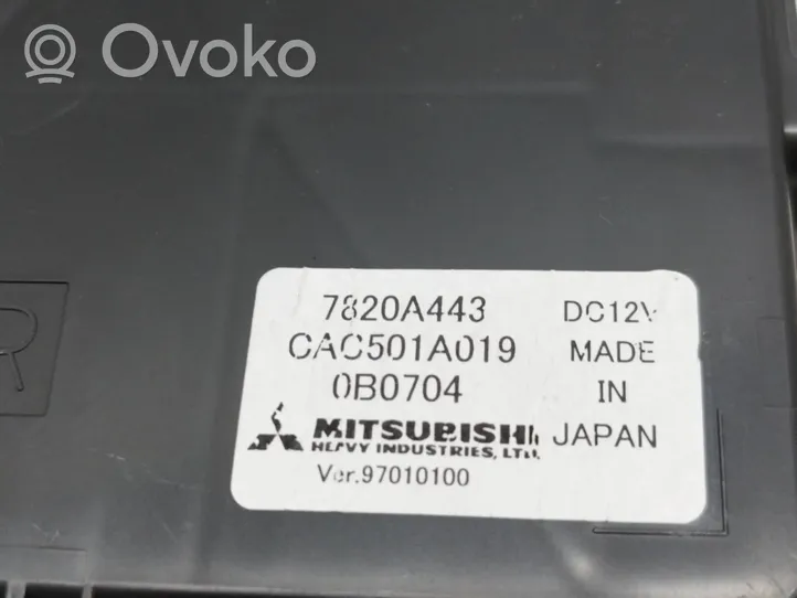 Mitsubishi i-MiEV Other control units/modules 7820A443