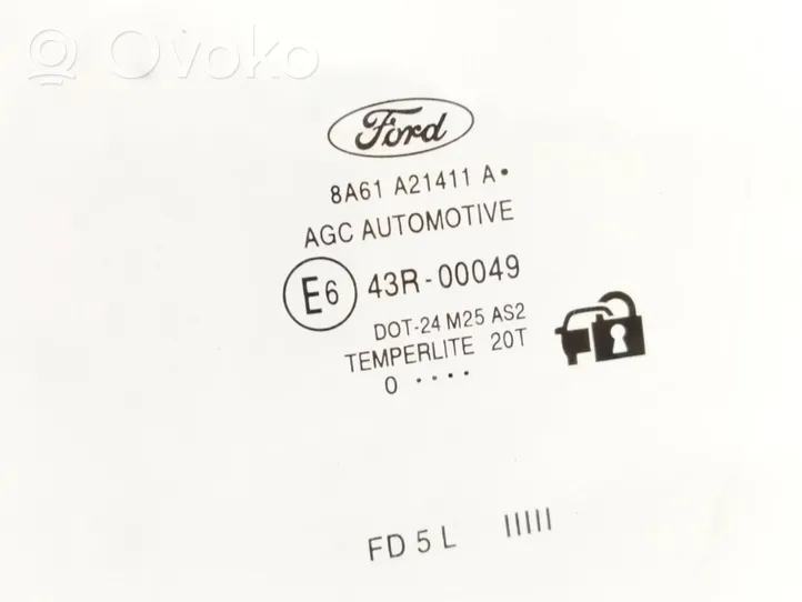 Ford Fiesta Vitre de fenêtre porte avant (4 portes) 8A61A21411A