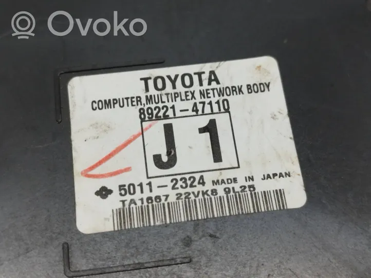 Toyota Prius (XW30) Moduł / Sterownik komfortu 8922147110