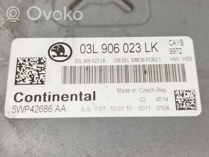 Skoda Rapid (NH) Calculateur moteur ECU 03L906023LK