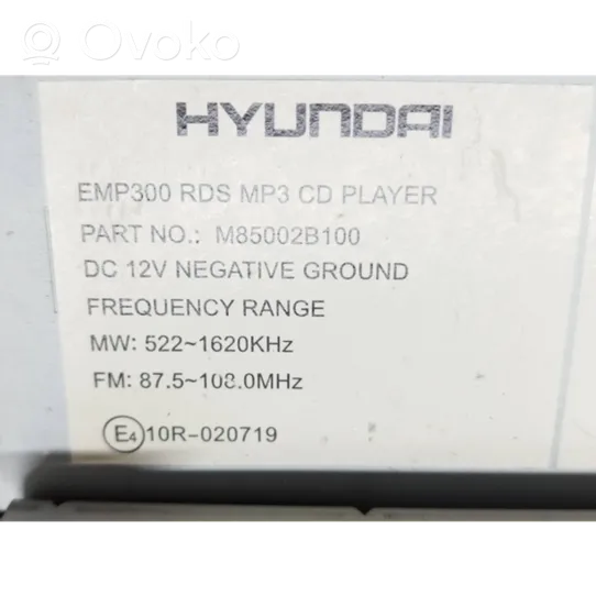 Hyundai Santa Fe Radio/CD/DVD/GPS-pääyksikkö M85002B100