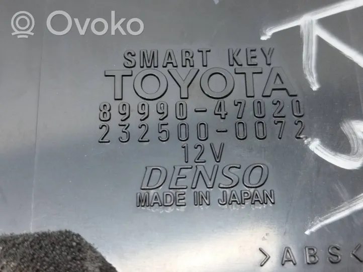 Toyota Prius (XW20) Module de contrôle sans clé Go 8999047020