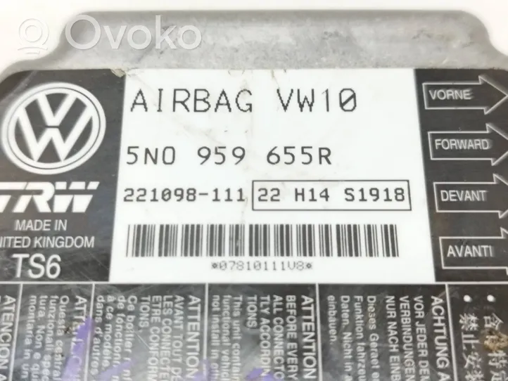 Volkswagen PASSAT B7 Sterownik / Moduł Airbag 5N0959655R