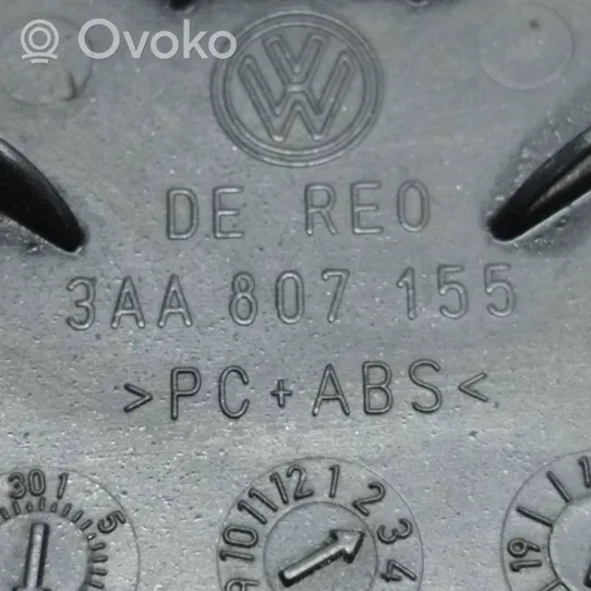 Volkswagen PASSAT B7 Zaślepka / Osłona haka holowniczego przednia 3AA807155