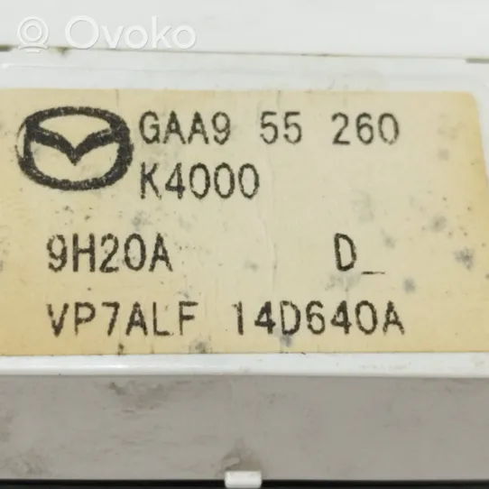 Mazda 6 Écran / affichage / petit écran GAA955260