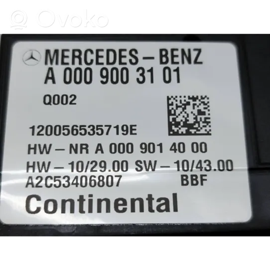 Mercedes-Benz SLK R172 Degalų (kuro) siurblio valdymo blokas A0009003101