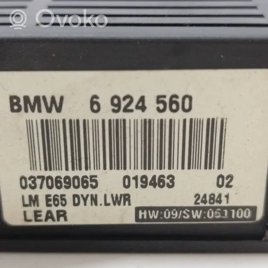 BMW 7 E65 E66 Module d'éclairage LCM 6924560