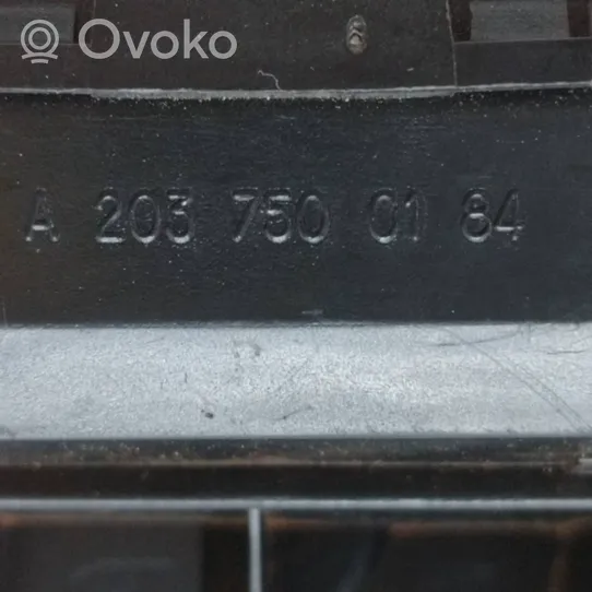 Mercedes-Benz C W203 Aizmugurējā pārsega slēdzene A2037500184