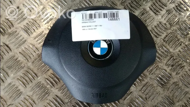 BMW 1 E81 E87 Airbag de volant 32306779828