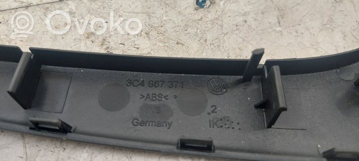 Volkswagen PASSAT B6 Rear door handle trim 3C4867371