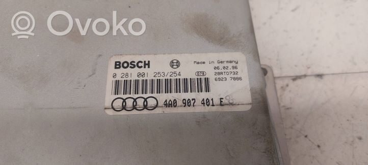 Audi A6 S6 C4 4A Moottorin ohjainlaite/moduuli 4A0907401E