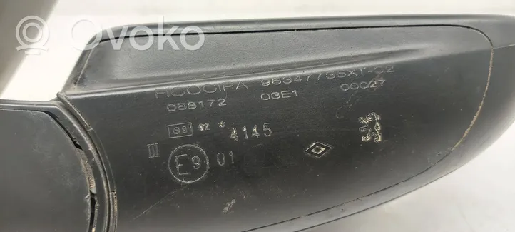 Peugeot 307 Elektryczne lusterko boczne drzwi przednich 96347735XT