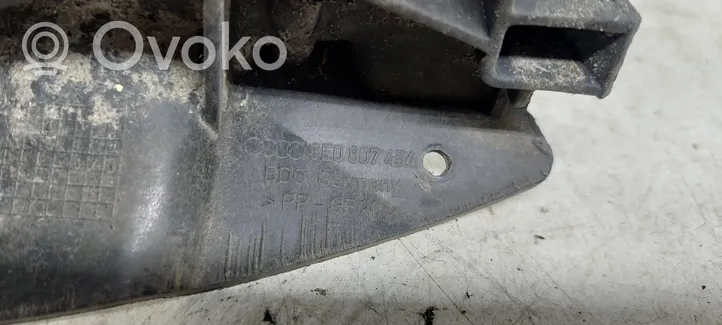 Audi A4 S4 B6 8E 8H Staffa di rinforzo montaggio del paraurti posteriore 8E0807454