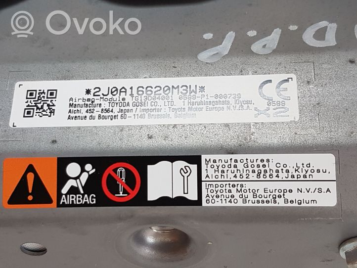 Toyota C-HR Ceļu drošības spilvens 2J0A16620M3W