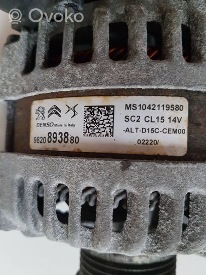 Citroen C3 Aircross Generatore/alternatore 9820893880