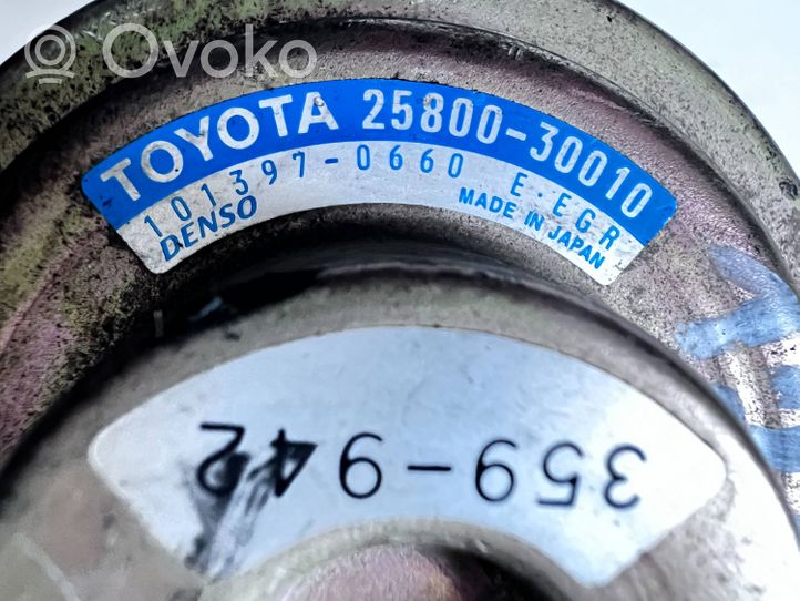 Toyota Land Cruiser (J120) Soupape vanne EGR 2580030010