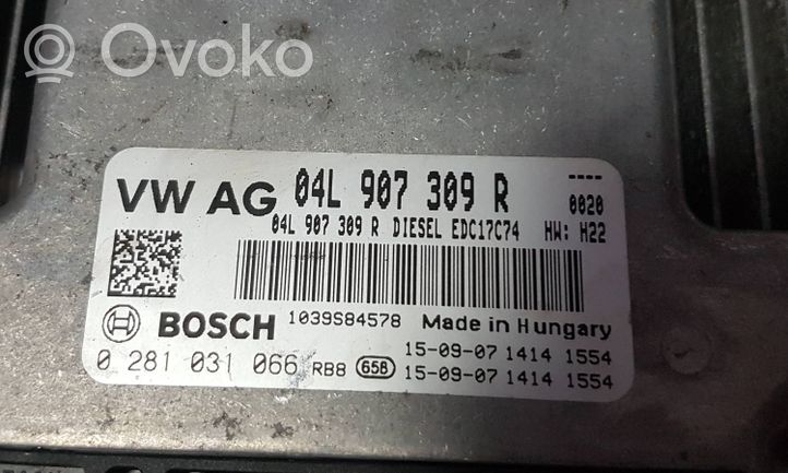 Volkswagen PASSAT B8 Dzinēja vadības bloks 04L907309