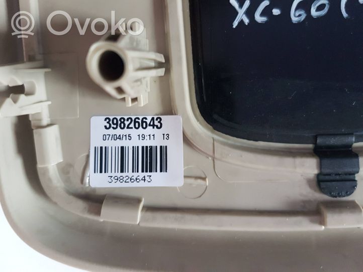 Volvo XC60 Światło fotela przedniego 39826643