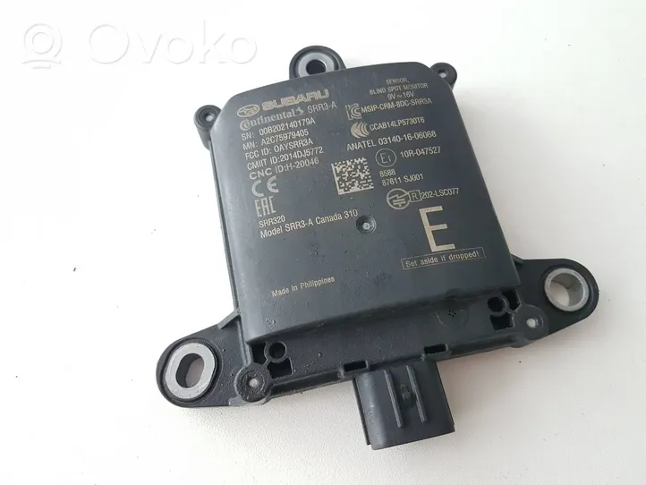 Subaru Forester SK Capteur radar d'angle mort A2C75979405