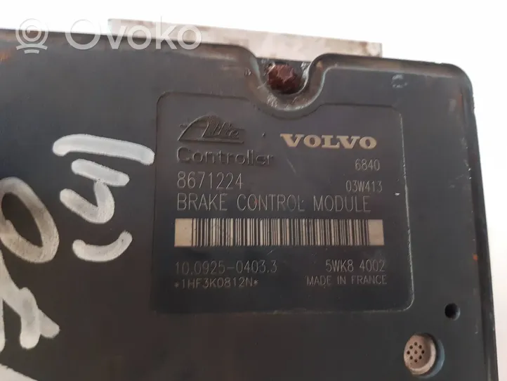 Volvo V70 Pompe ABS 08671225