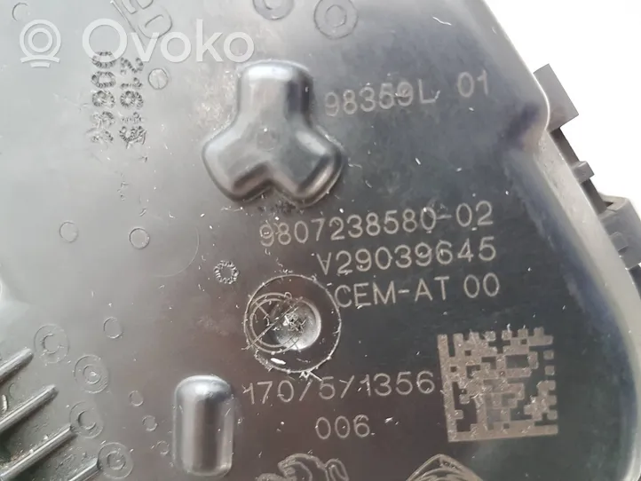 Citroen C4 Grand Picasso Throttle valve 9807238580