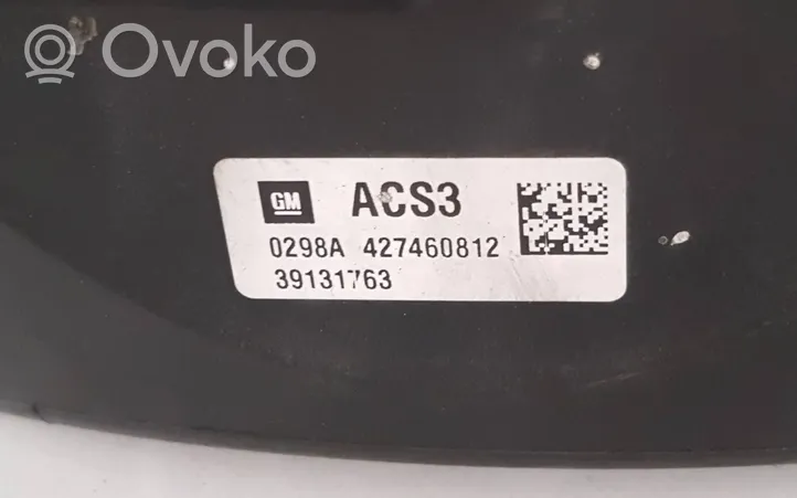 Opel Astra K Elektryczny wentylator chłodnicy 39013322