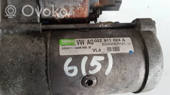 Volkswagen Golf VI Starter motor 02Z911024A