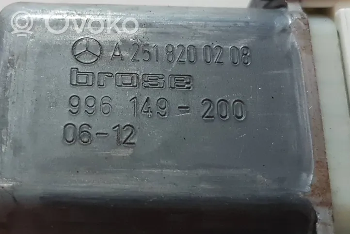 Mercedes-Benz GL X164 Takaoven ikkunan nostomoottori A2518200208