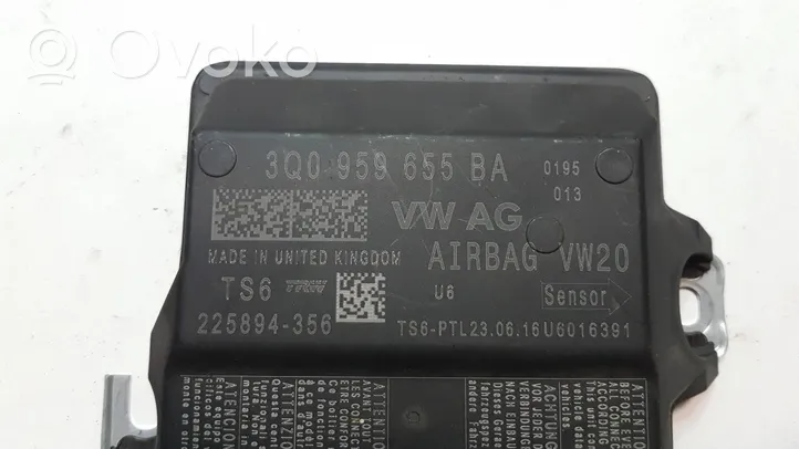 Volkswagen PASSAT B8 Airbag control unit/module 3Q0959655BA