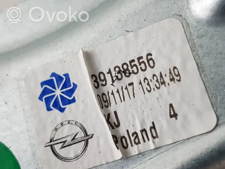 Opel Insignia B Elektryczny podnośnik szyby drzwi tylnych 39138556